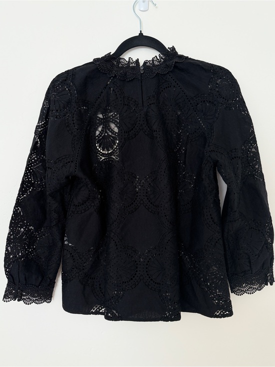 Sezane Tops - NWT Sezane Blouse Bianca Noir